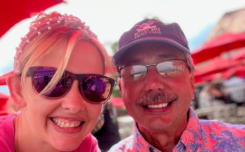 Kieth and his wife at the fair